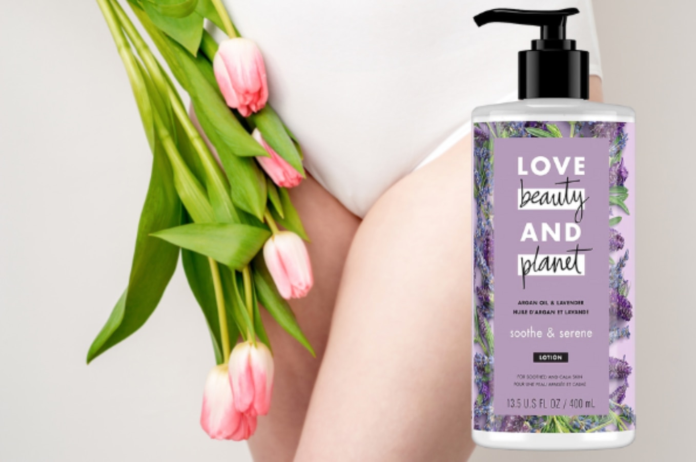 how to shave pubic hair Love Beauty & Planet Argan Oil & Lavender Soothing Body Lotion