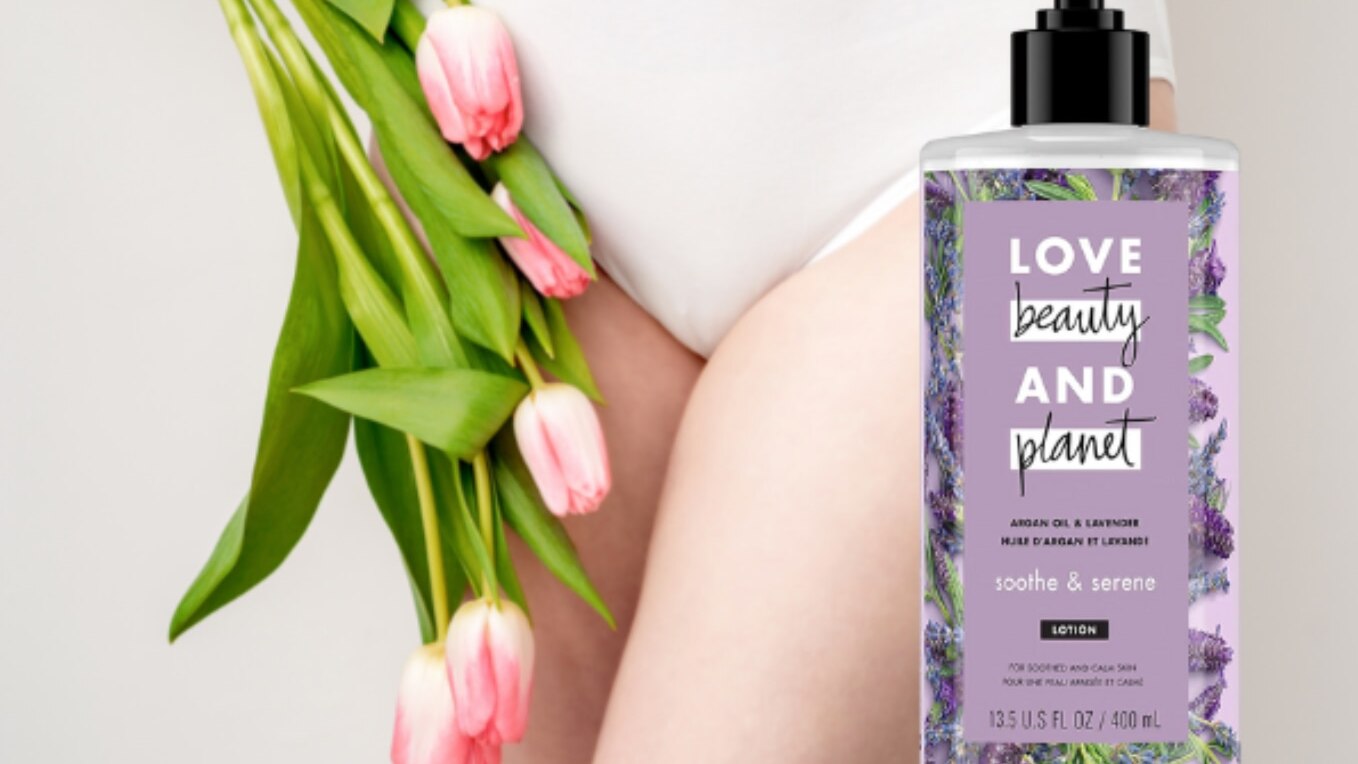 how to shave pubic hair Love Beauty & Planet Argan Oil & Lavender Soothing Body Lotion