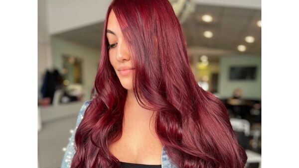 Burgundy color