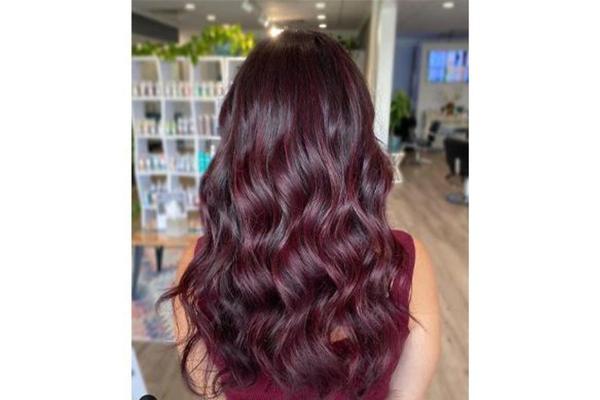 Burgundy color