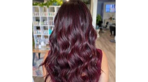 Burgundy color