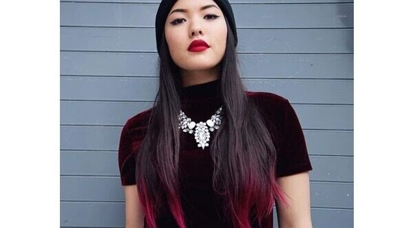 Burgundy color