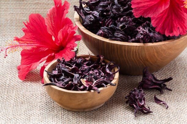 hibiscus leaves for hair