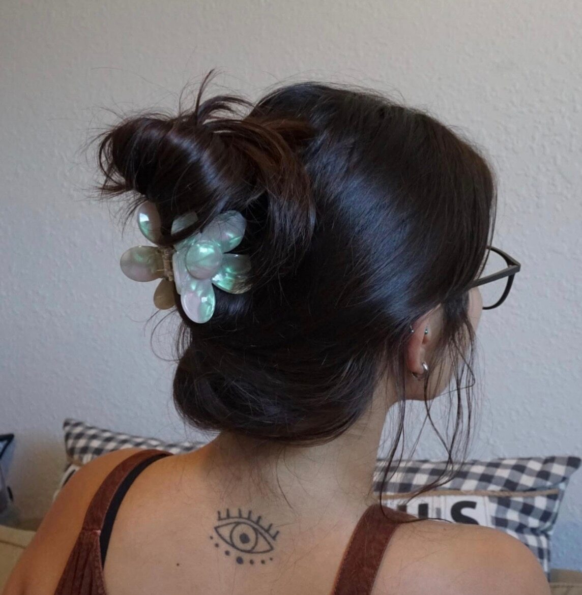 How to Stay Cool During the Summer with Long Hair brown TRESemmé Keratin Smooth Serum braids