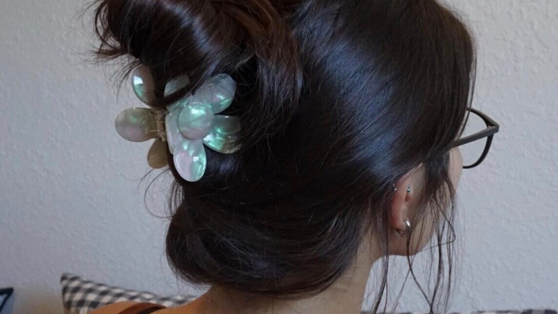 How to Stay Cool During the Summer with Long Hair brown TRESemmé Keratin Smooth Serum braids