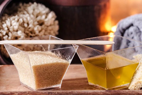 how to exfoliate woman face scrub