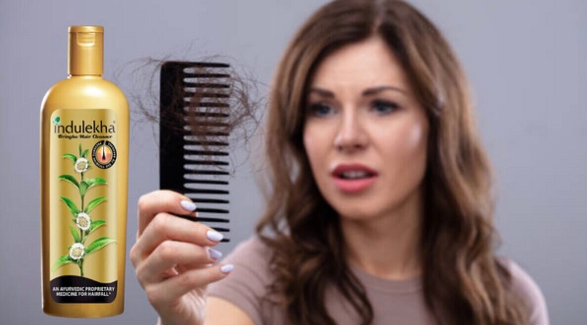 chemical free shampoo long brown curly hair woman