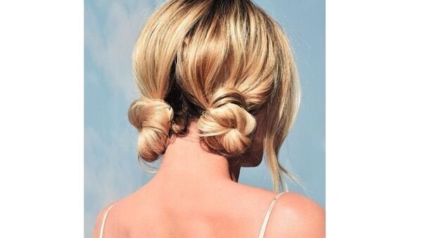bun hairstyle Bejeweled updos for brides brown hair