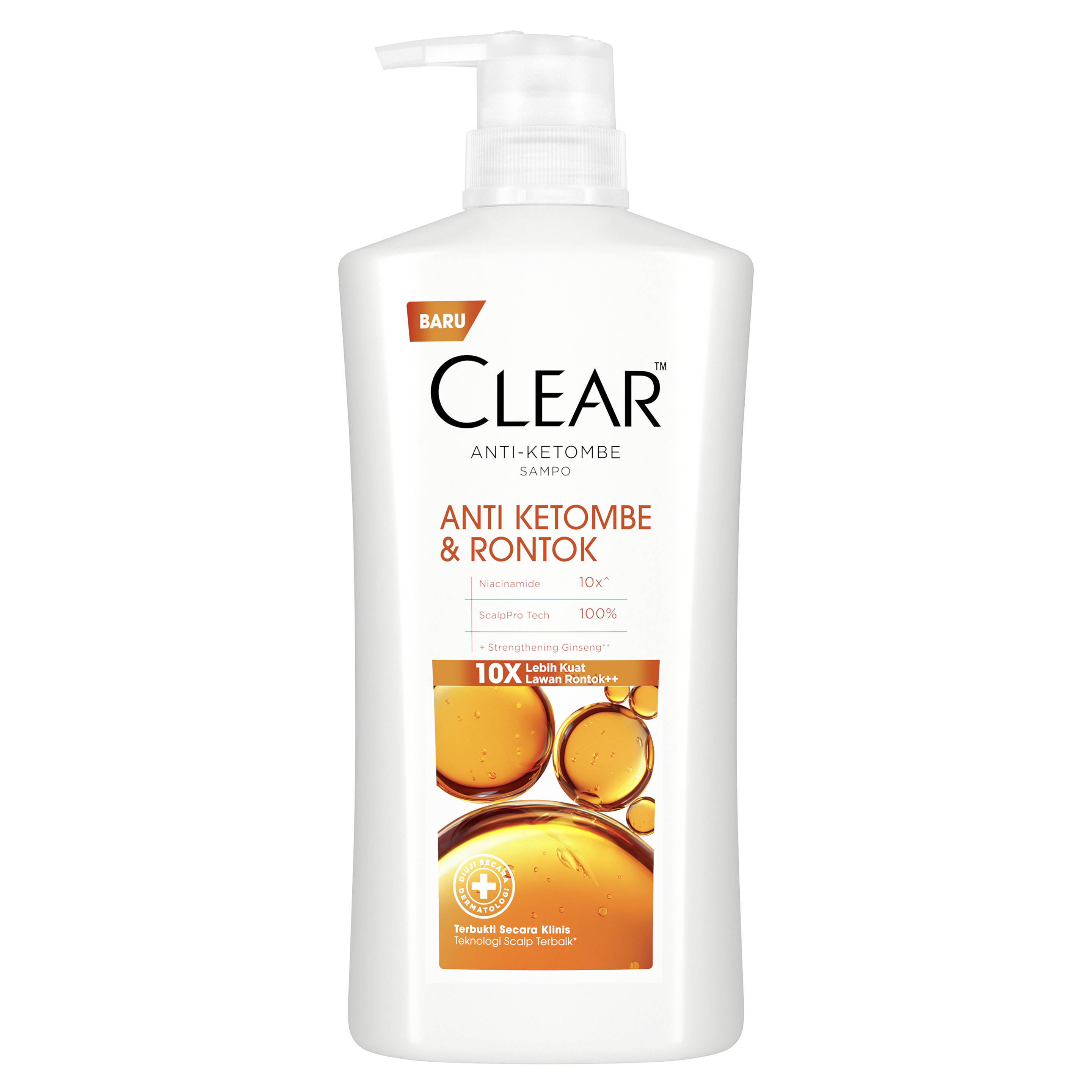 CLEAR Anti Ketombe & Rambut Rontok - Rambut 10X Lebih Kuat 660ml