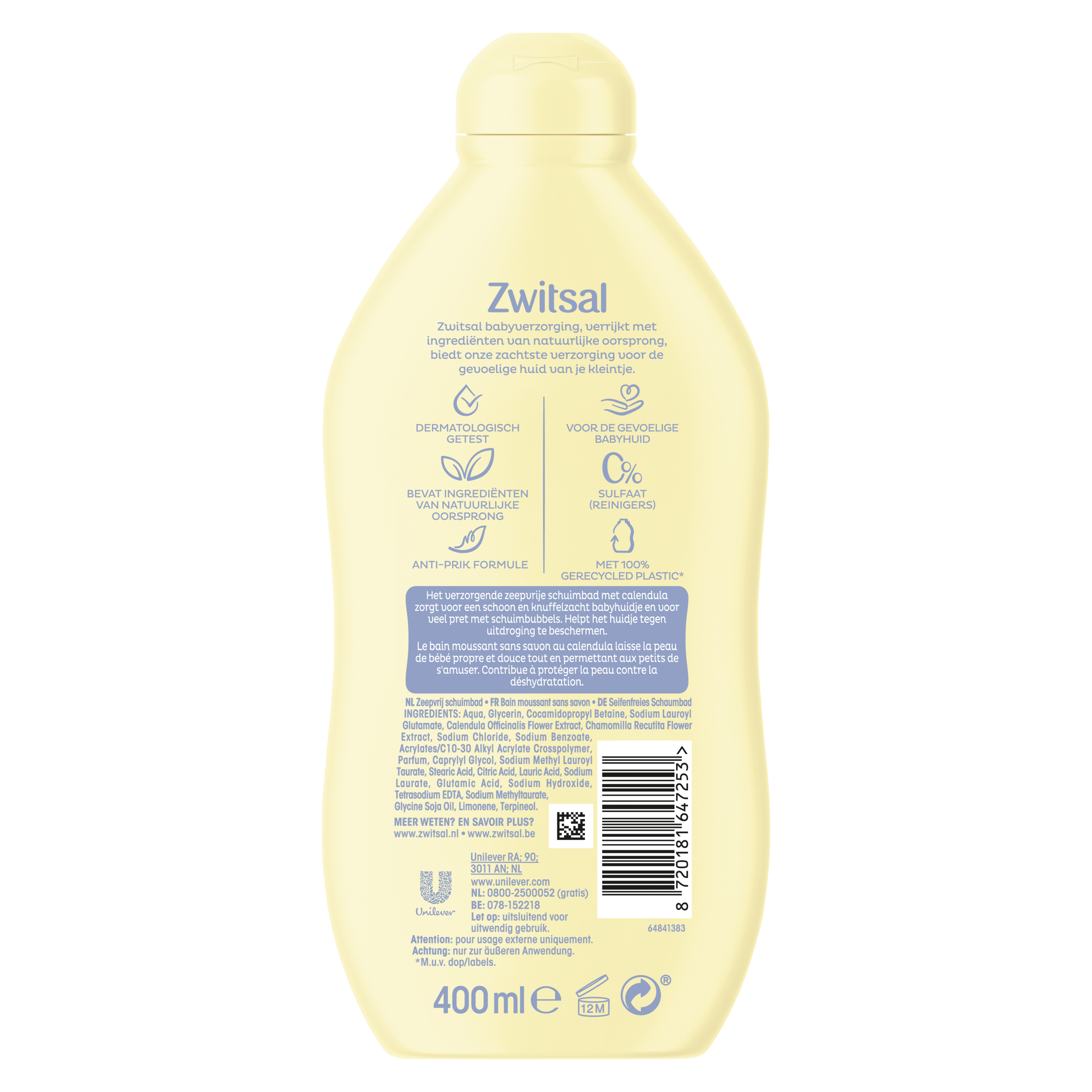Zeepvrij Schuimbad 400 ml