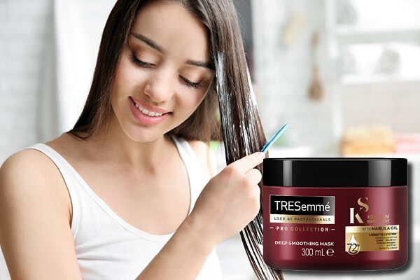 Apply hair serum