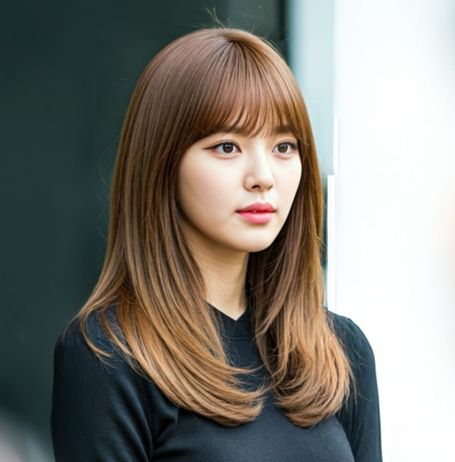 Tóc ép cụp tự nhiên