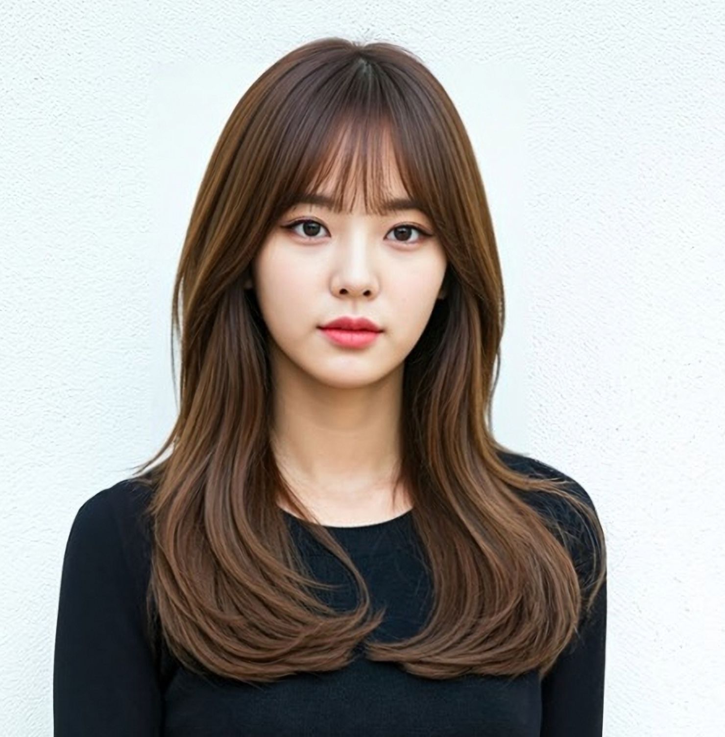 Tóc ép cụp mái thưa