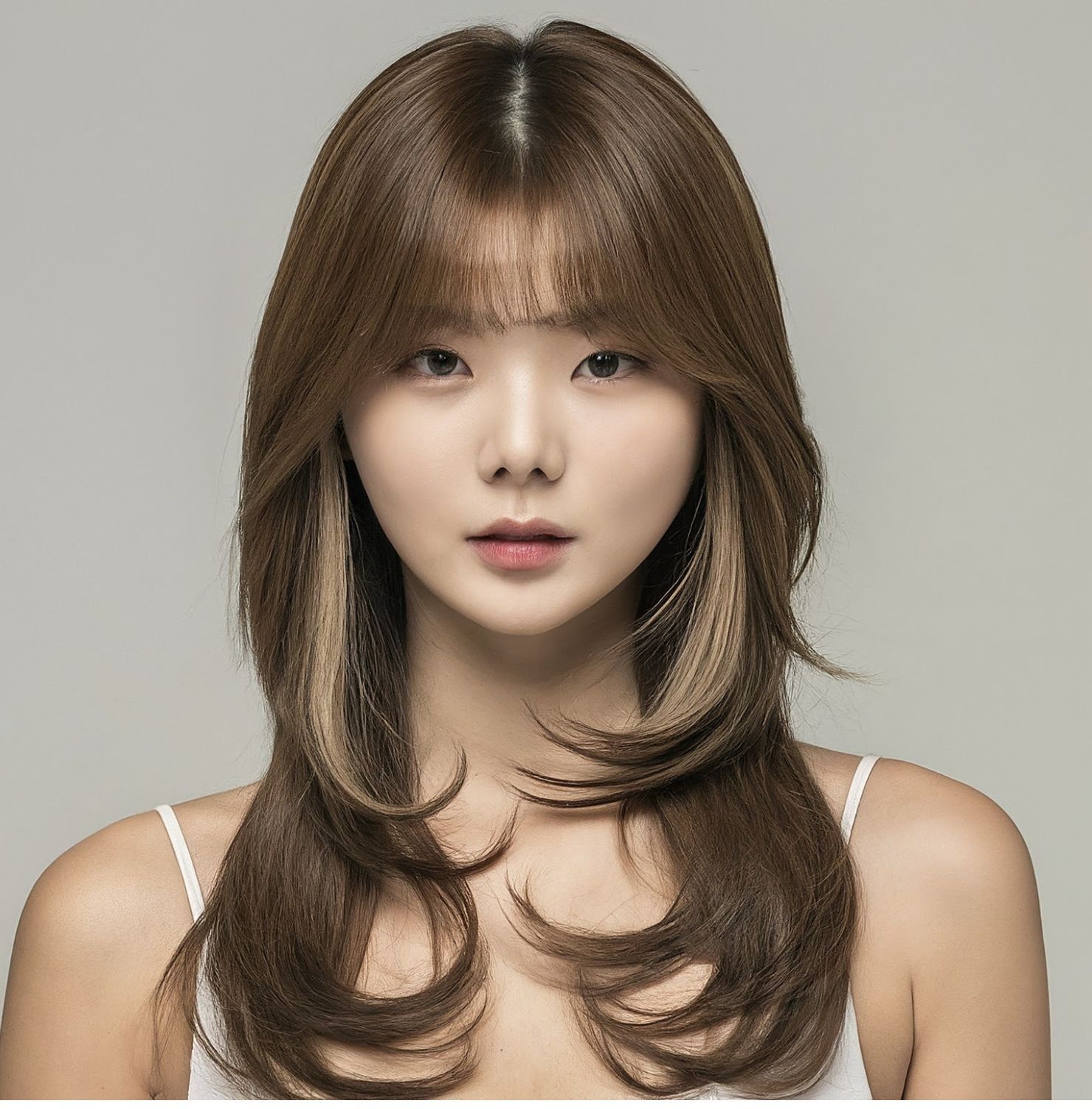 Tóc ép cụp mái thưa