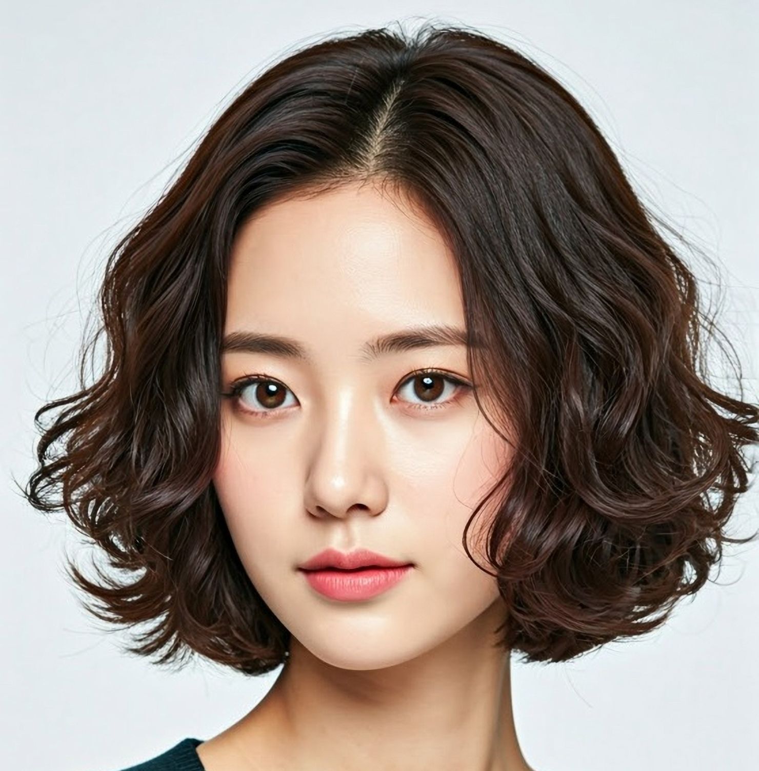 Tóc ngắn uốn sóng lơi