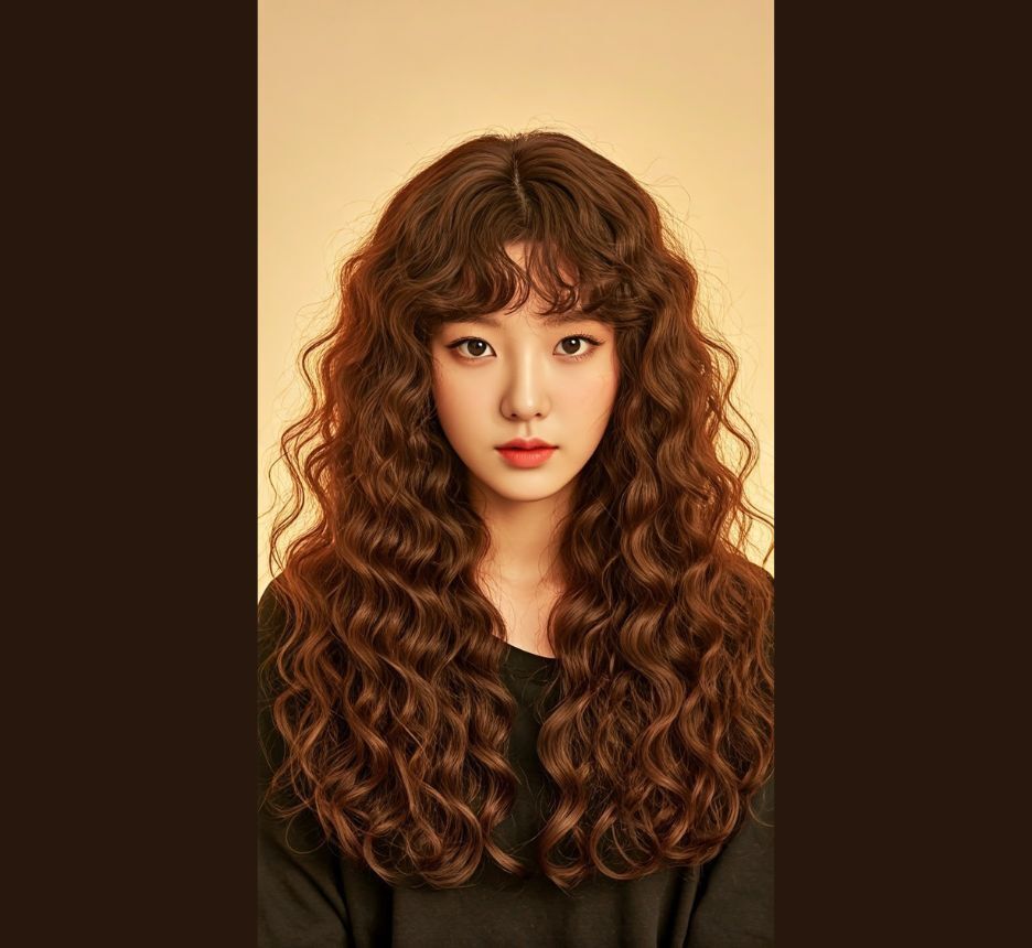 tóc xù tóc xù Hàn Quốc