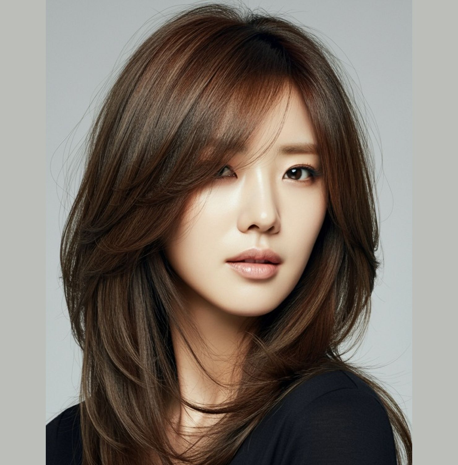 Tóc màu nâu lạnh truyền thống