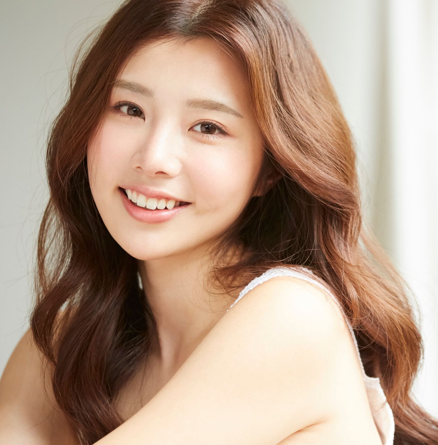 Tóc màu nâu lạnh ánh cam 