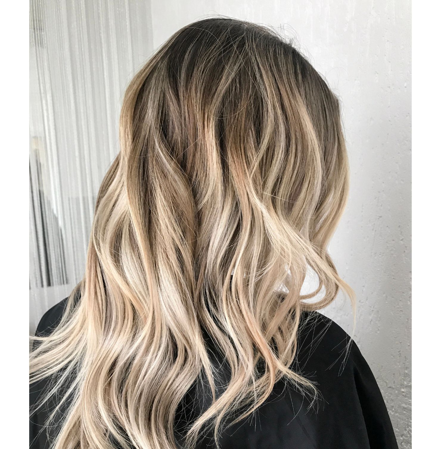 Tóc màu nâu lạnh ombre