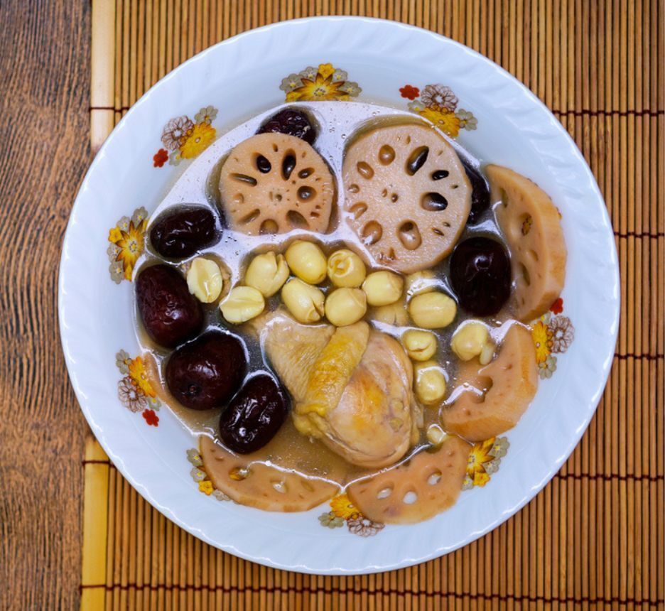 hạt sen có tác dụng gì các món ăn từ hạt sen gà hầm hạt sen