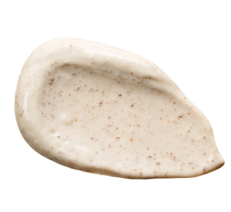 cách chăm sóc da thường tẩy da chết định kỳ kem tẩy da chết chứa hạt trên nền trắng