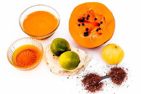 Step 5: Papaya and honey mask