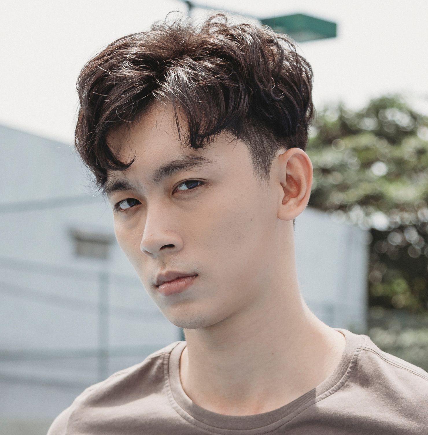 Kiểu tóc Crew Cut uốn xoăn