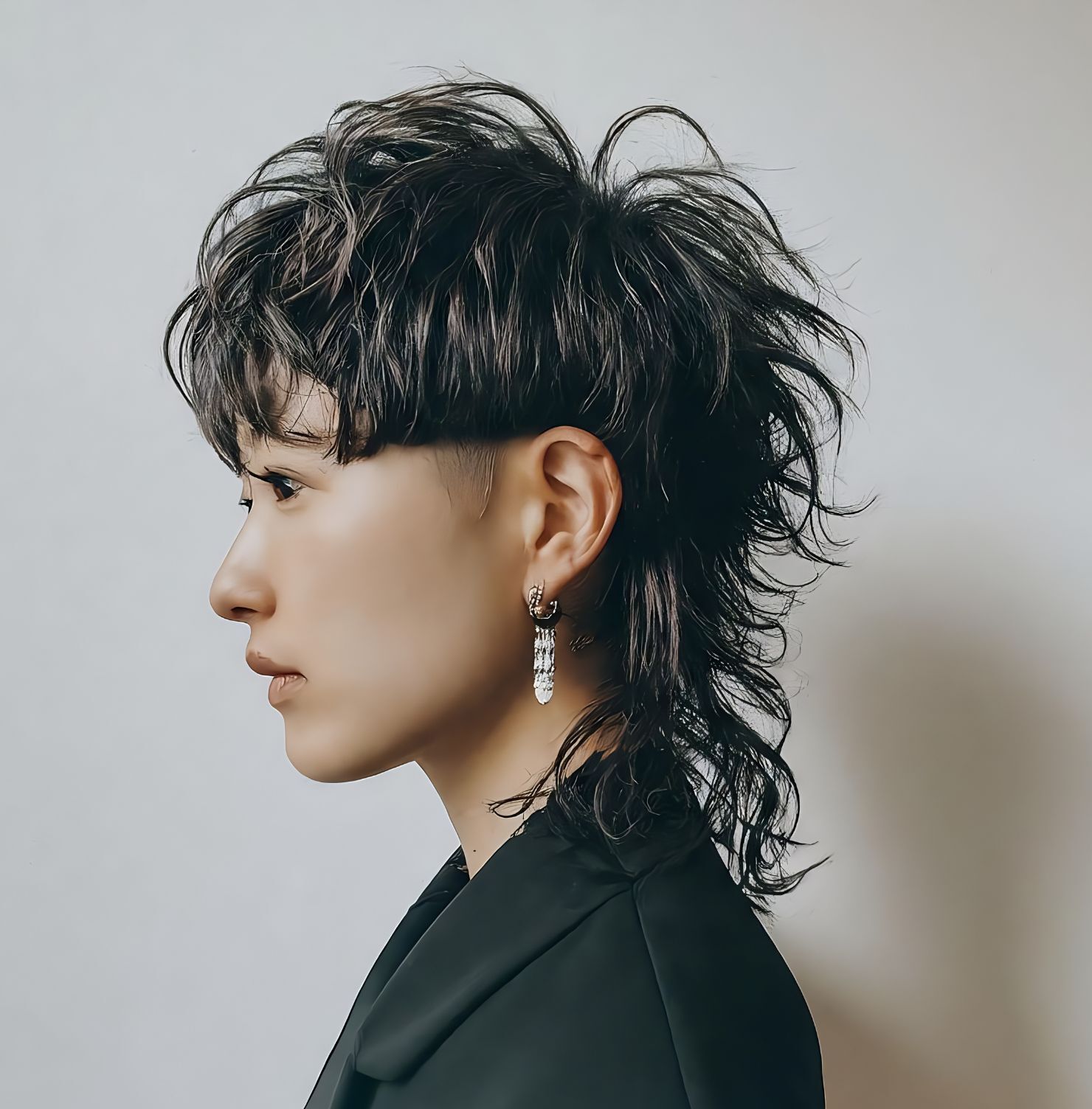  Tóc Mullet layer dài nữ