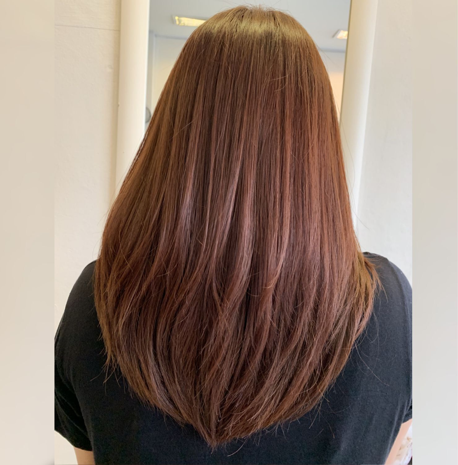 Tóc layer dài ngang lưng