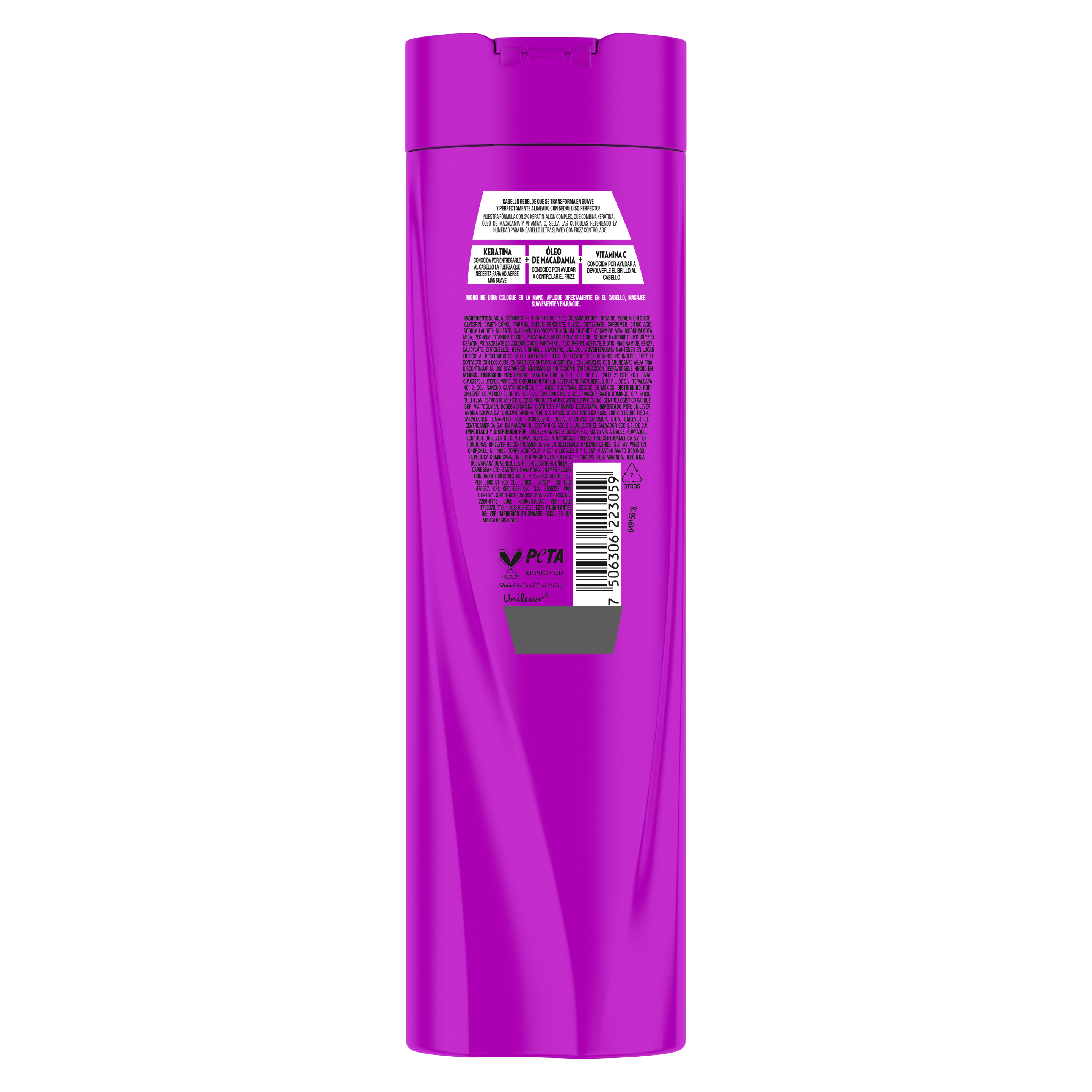 Shampoo Sedal Liso perfecto  620ml