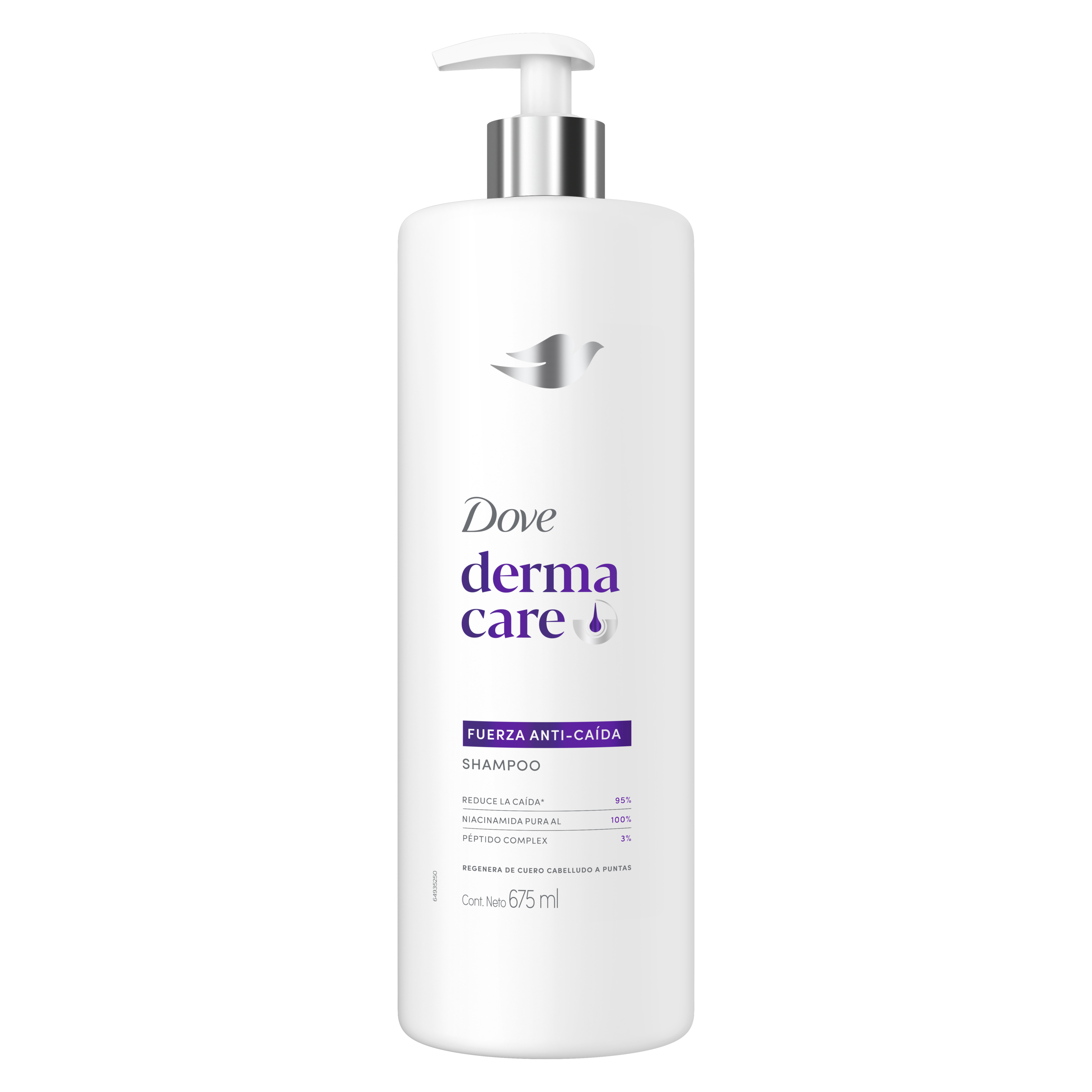 Shampoo Dove Derma Fuerza Anti-caída 675 ml