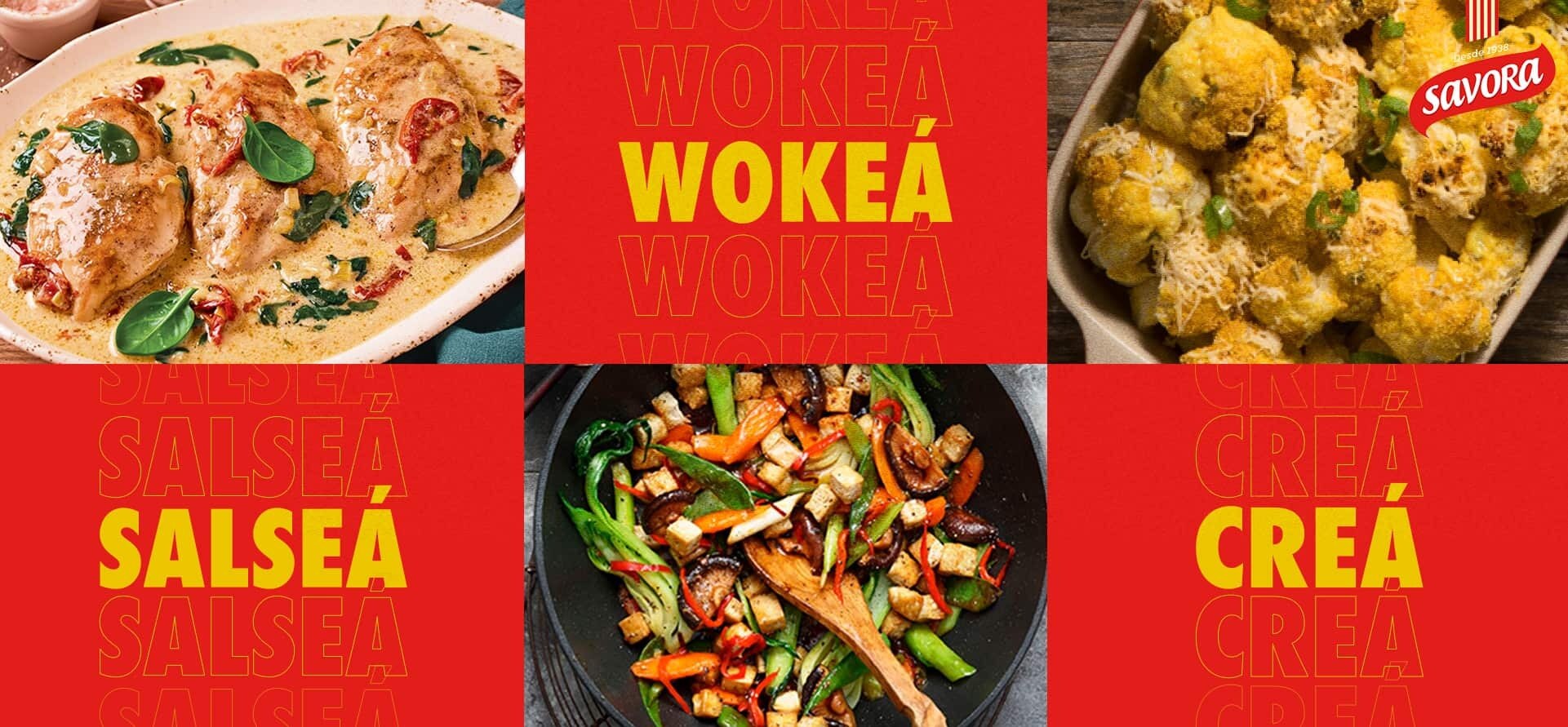 wok y crea con la Savora