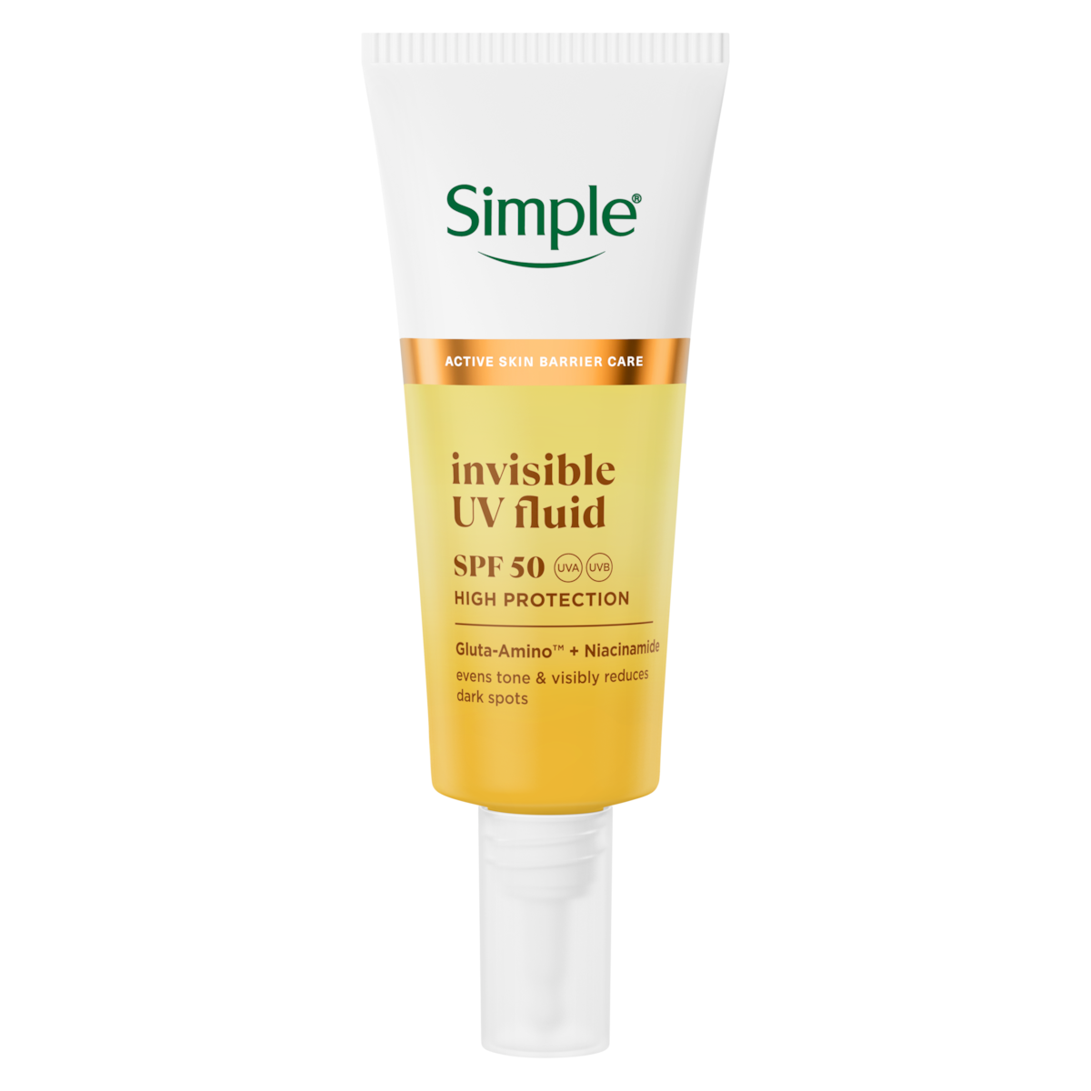 Active Skin Barrier Cream Invisible UV Fluid SPF 50 UVA/UVB  by Simple