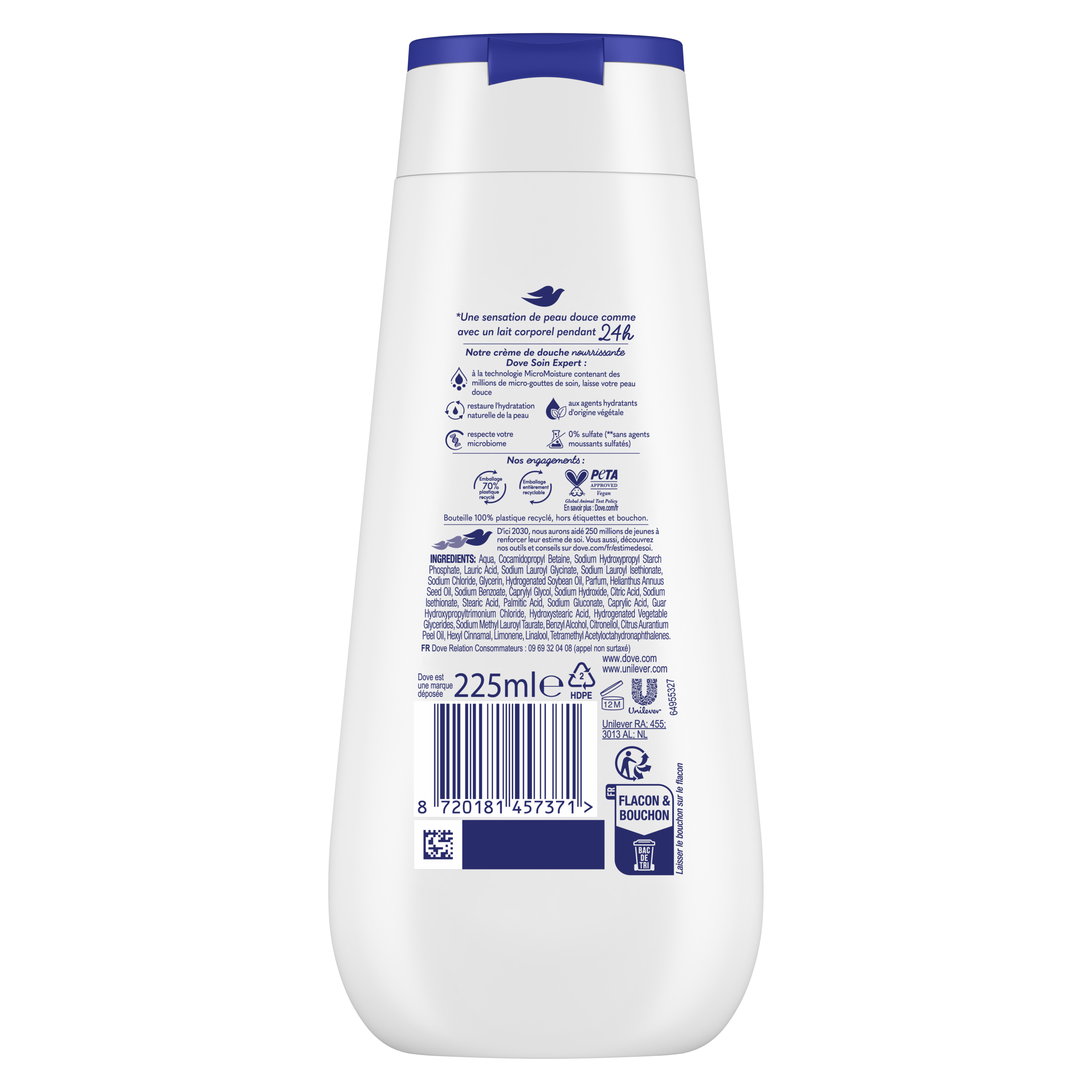 Advanced Care Crème de Douche Nutrition Intense 225ml