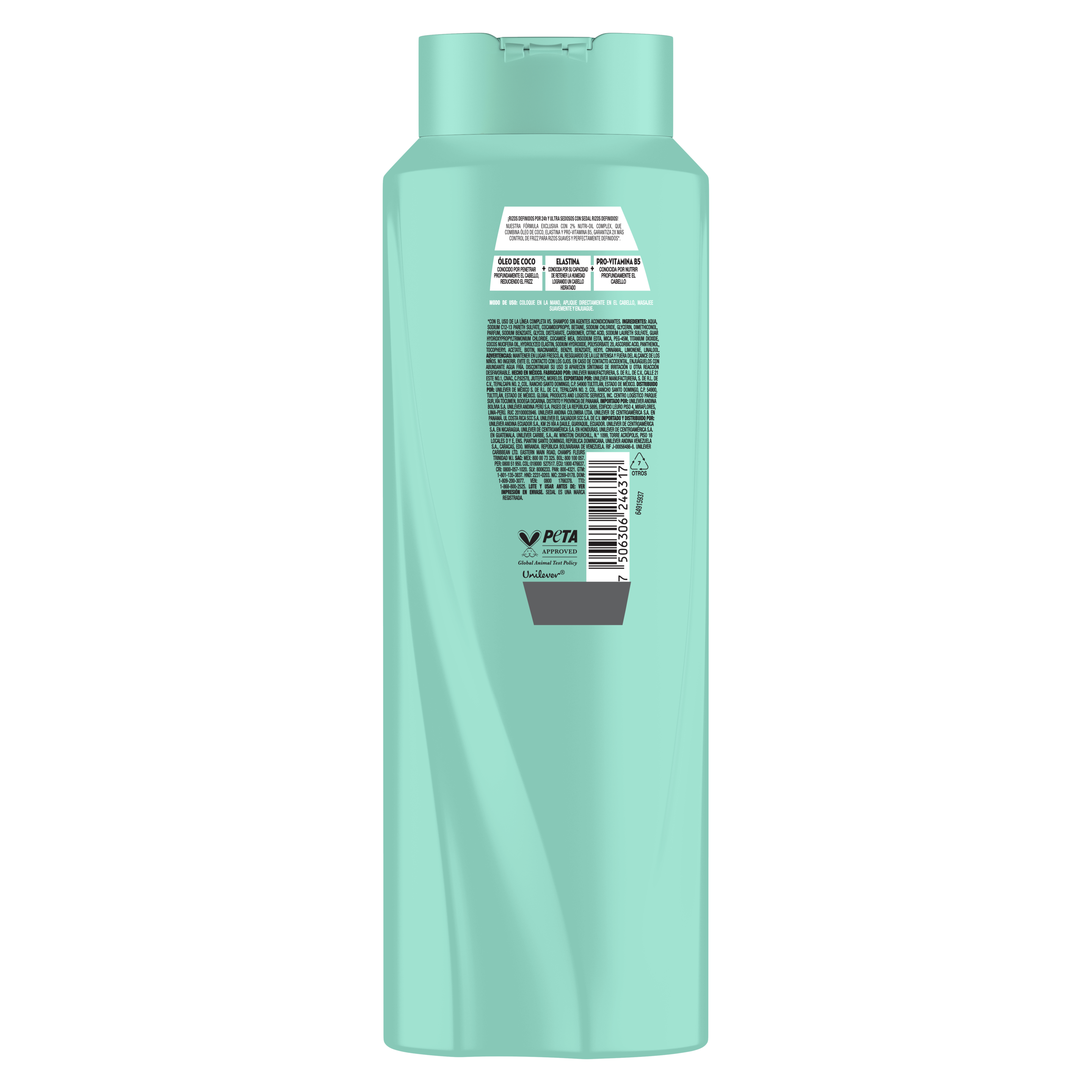 Shampoo Sedal Rizos Definidos 2en1 620ml