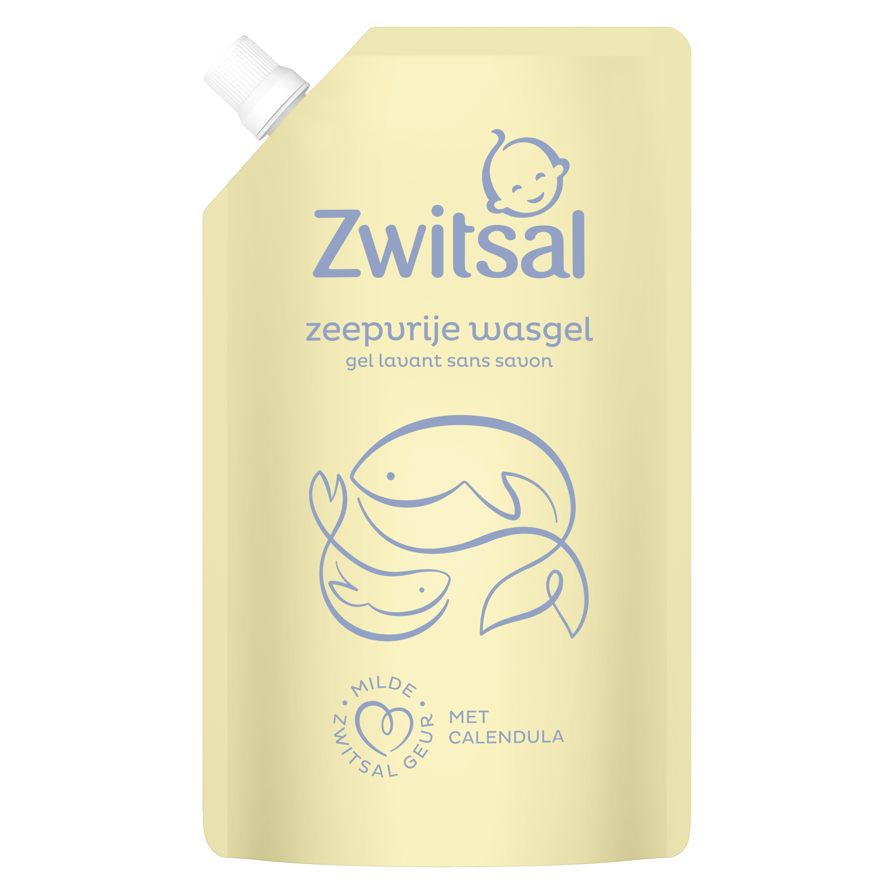 Zeepvrije Wasgel Navulverpakking  500 ml