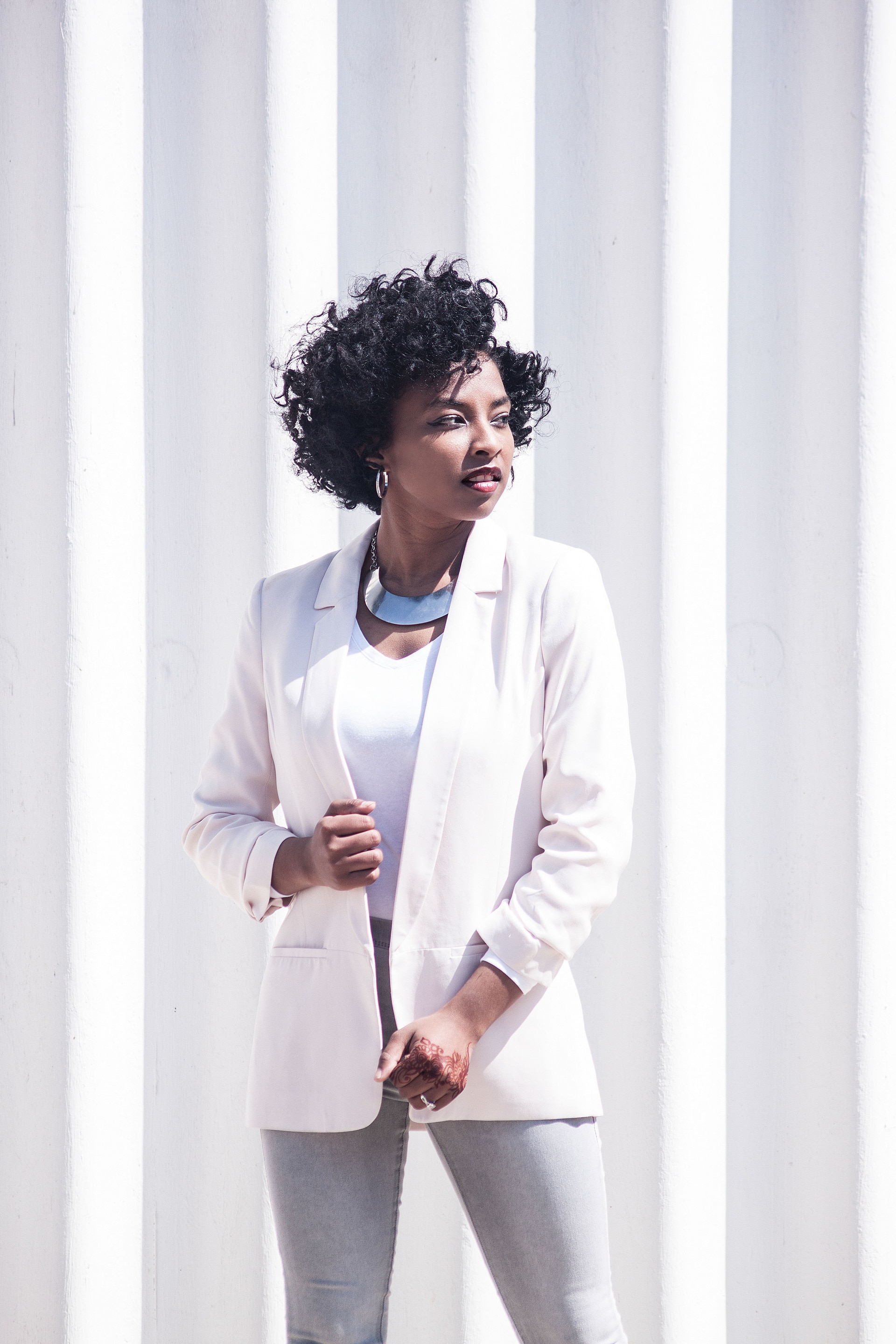 woman with natural hair pixie cut short hairstyles