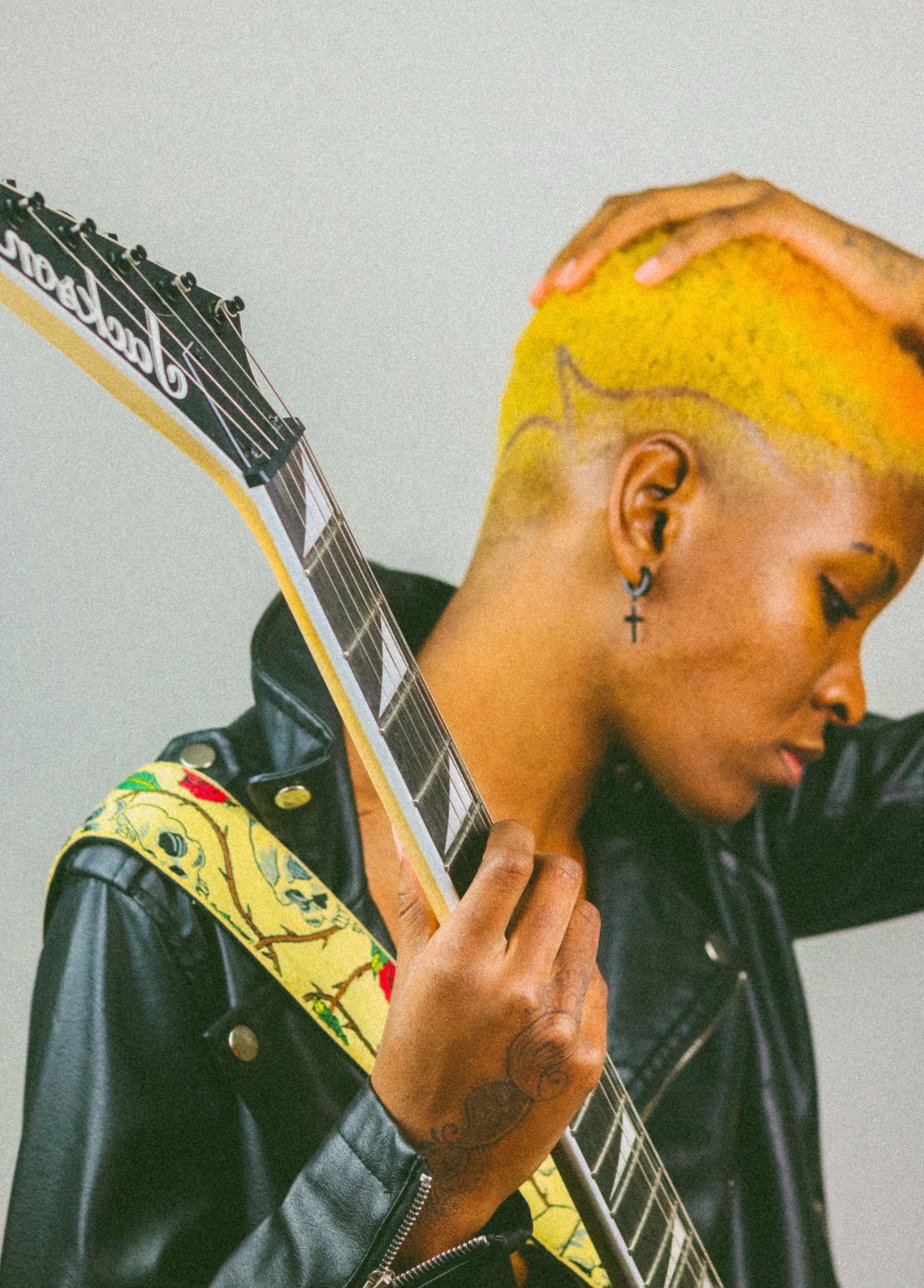 Bright buzzcut_empowering hairstyle