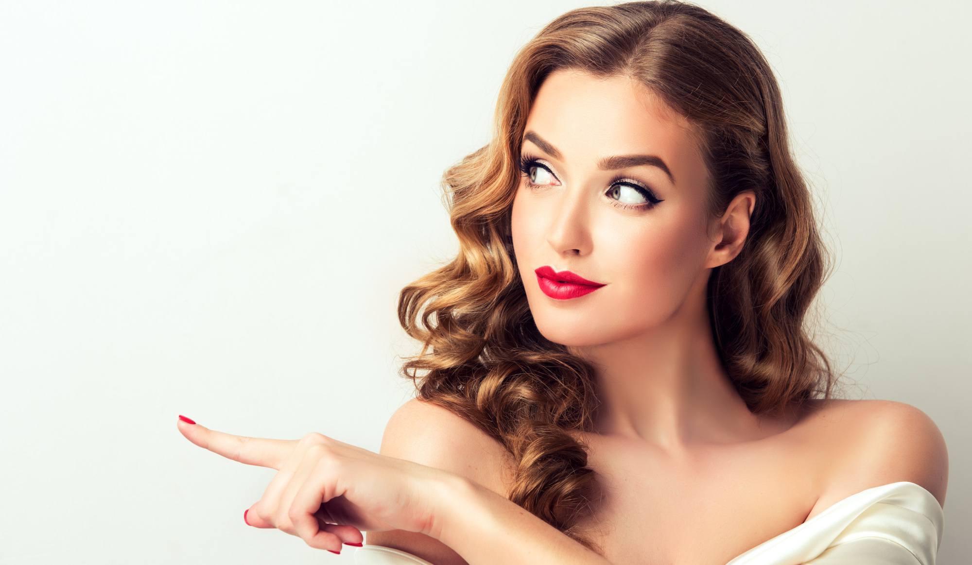 Classic pin curls