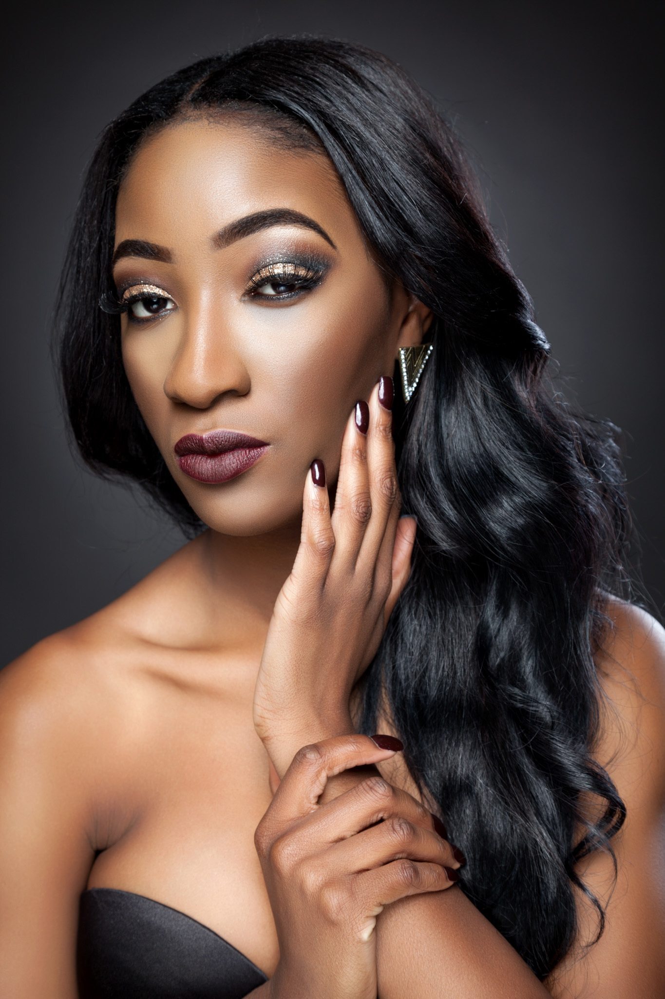 Smooth pin curls