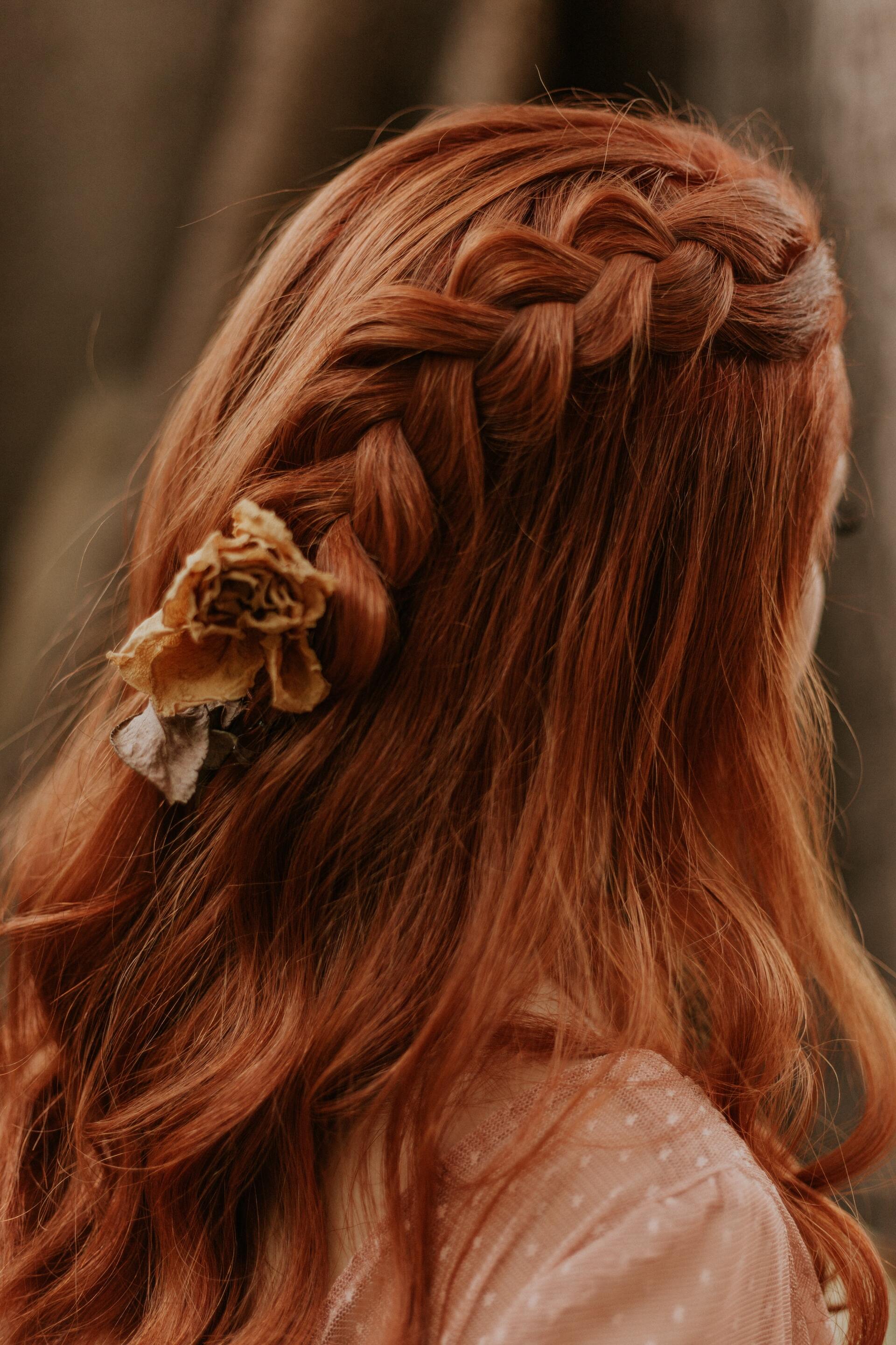 Copper coloured hair inspired by Aries