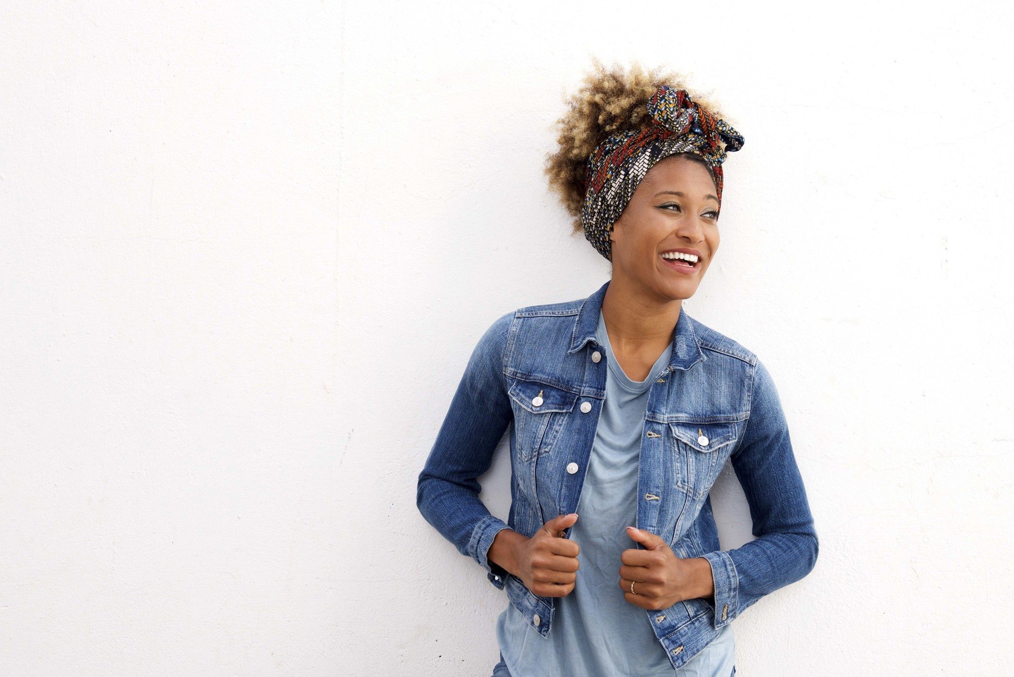 natural hairstyle pineapple updo scarf headwrap