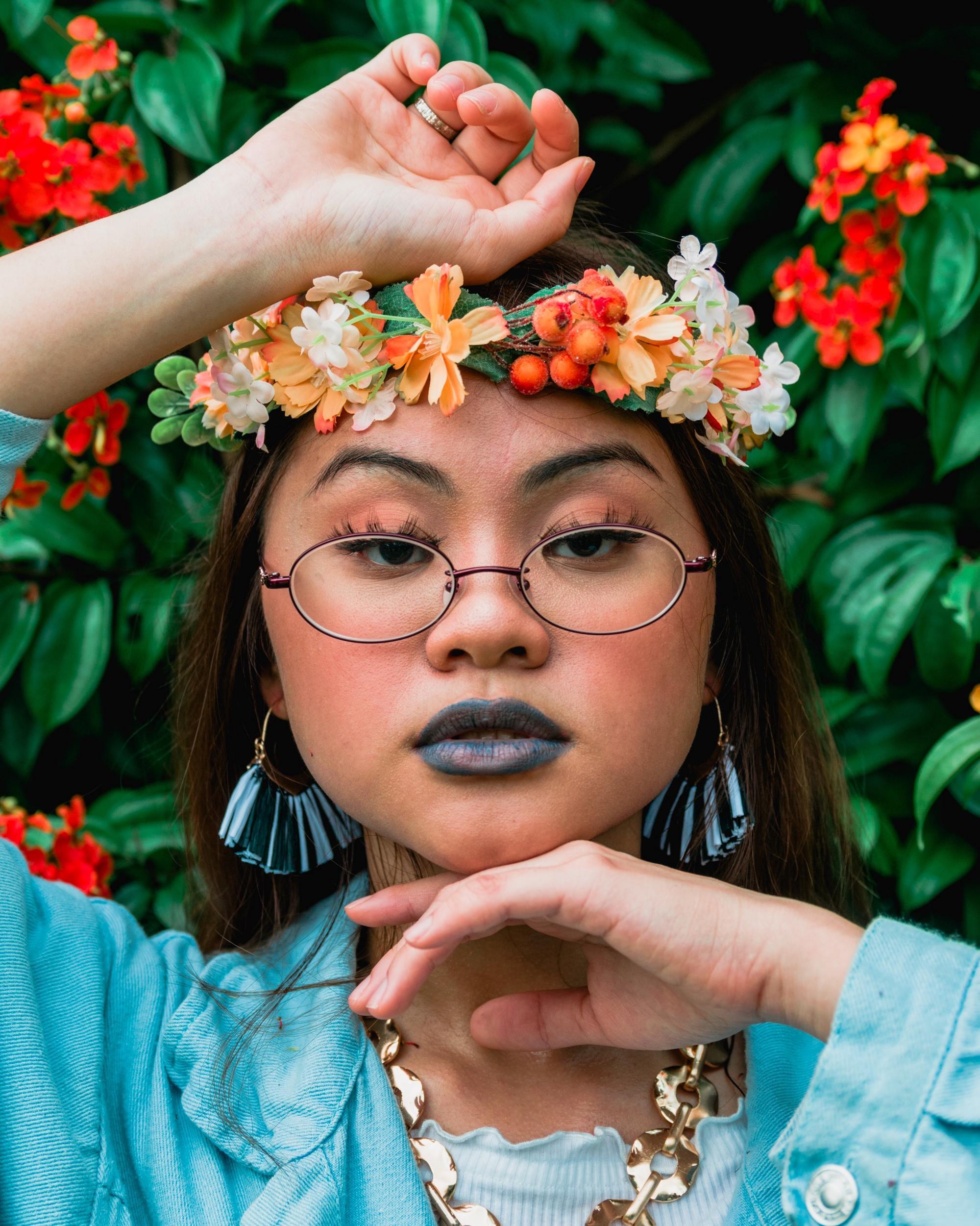 Boho 70s hairstyle accessories