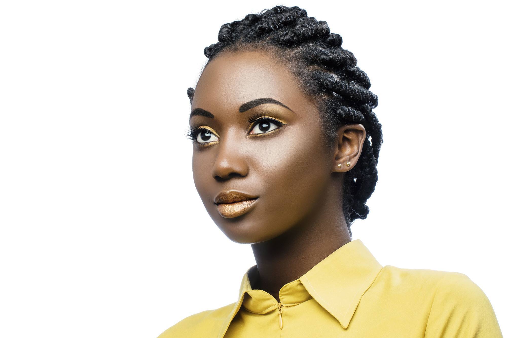 woman of colour with box braids