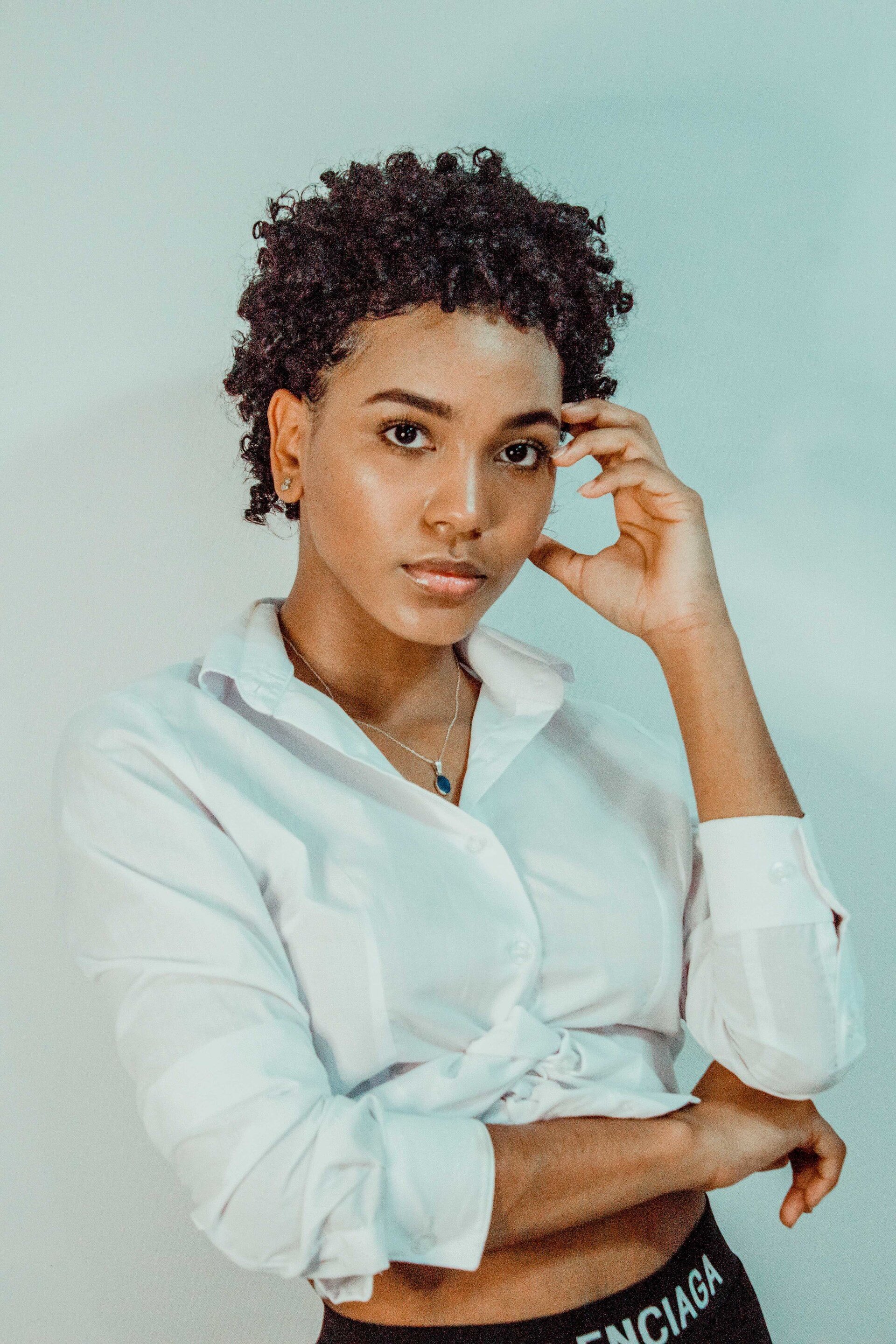 woman with Dark Chocolate hair