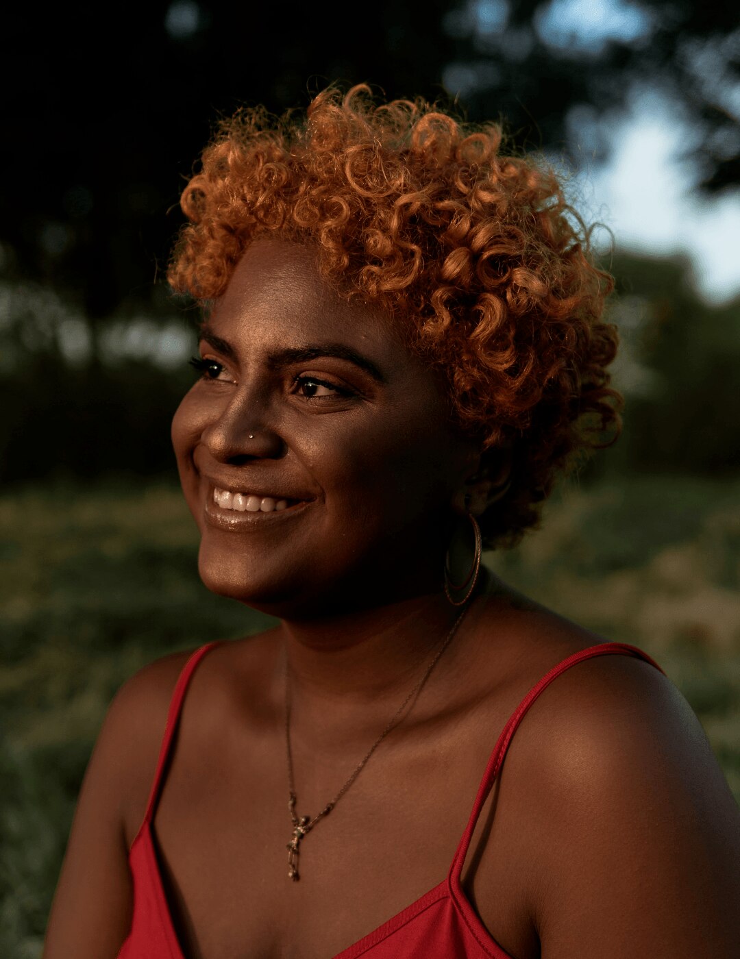 woman with Copper hair