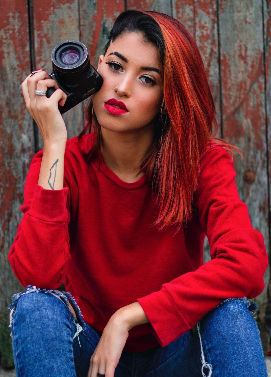 Best black and red hair colour combinations