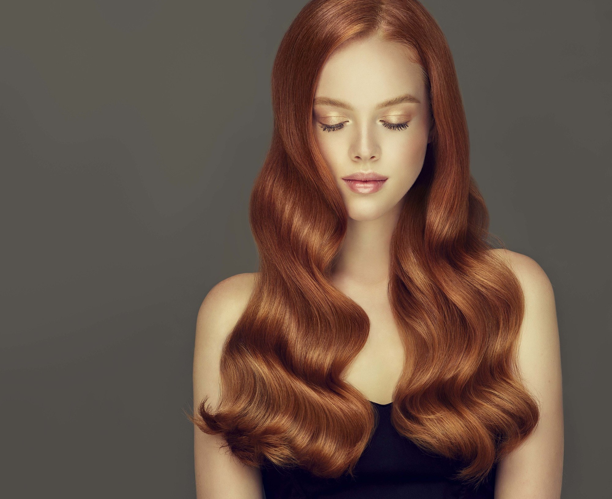 Long red 2A hair