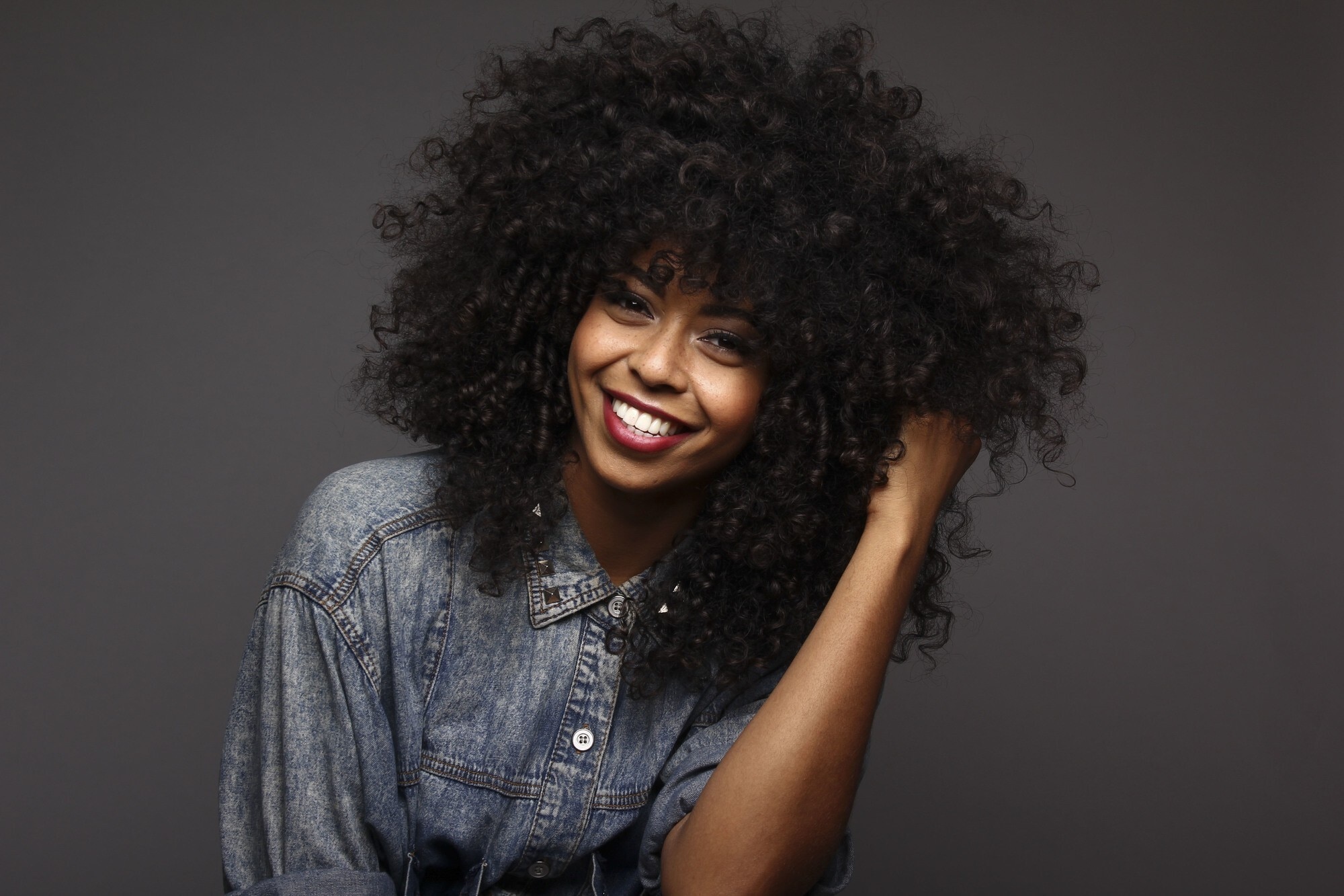 Long afro 3B hair type