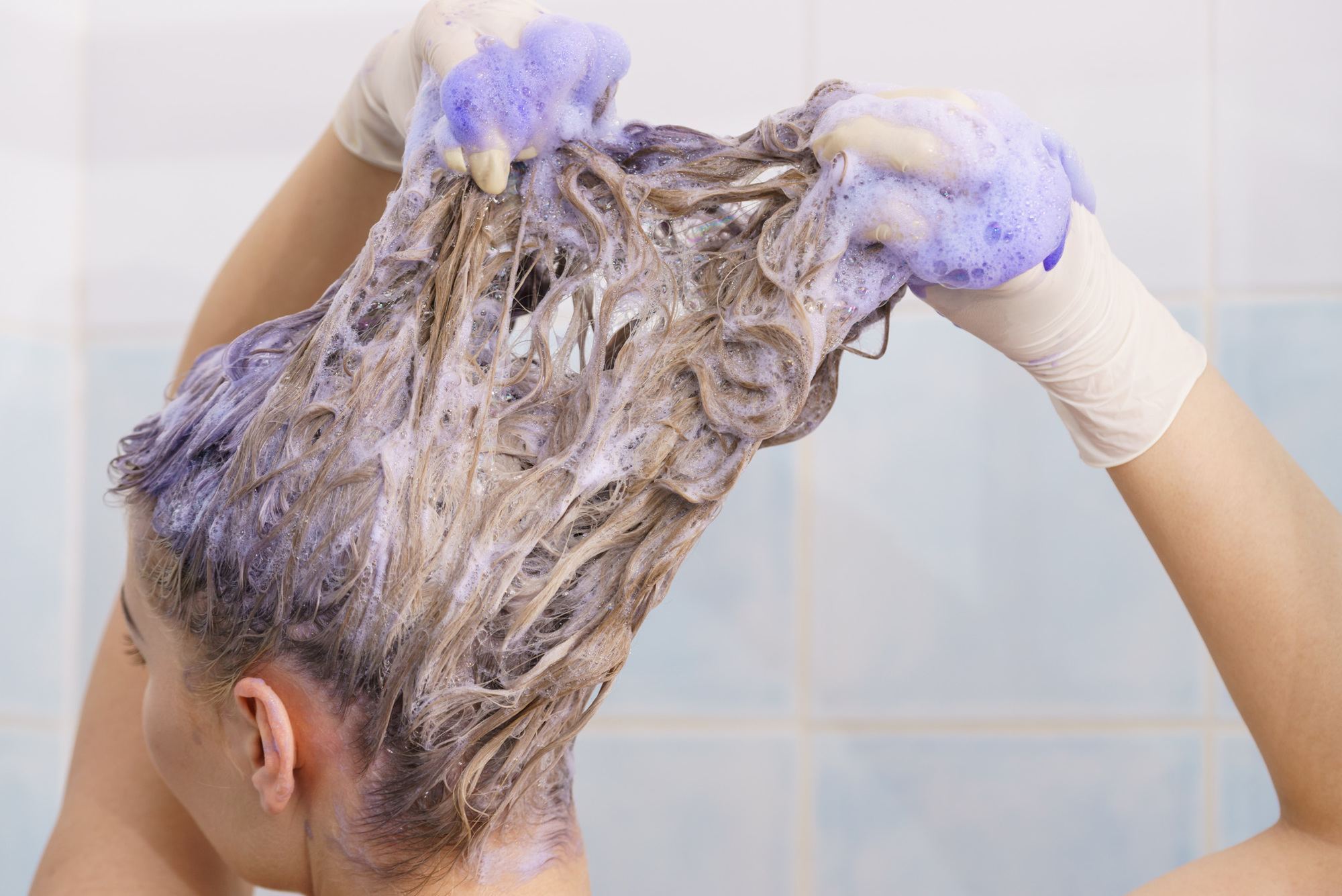 Washing hair
